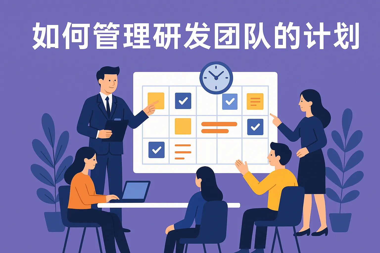 如何管理研发团队的计划