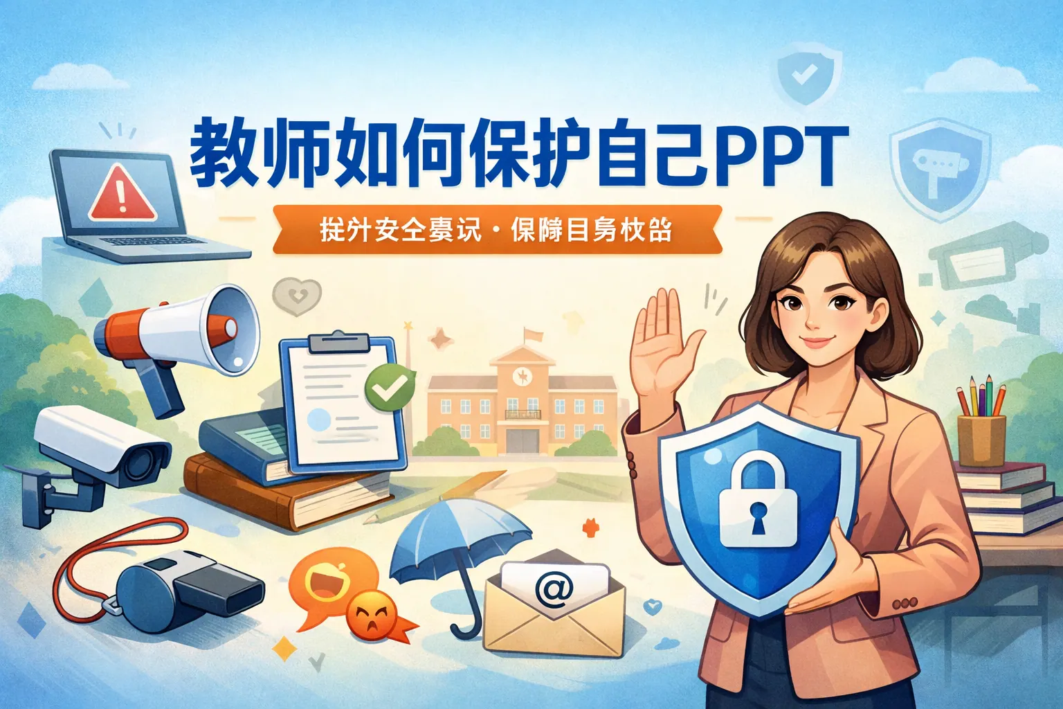 教师如何保护自己ppt