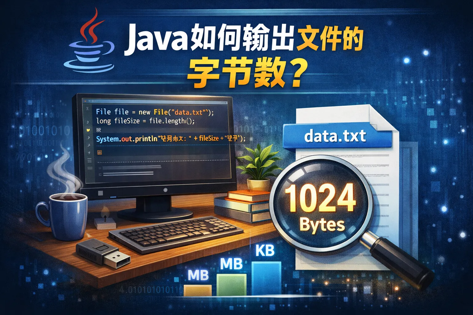 java如何输出文件的字节数是