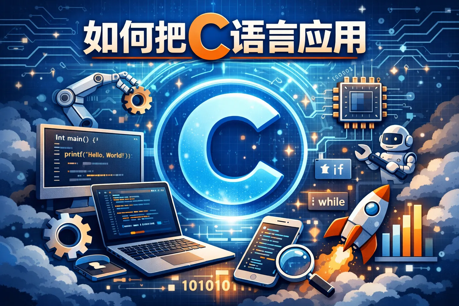 如何把c语言应用