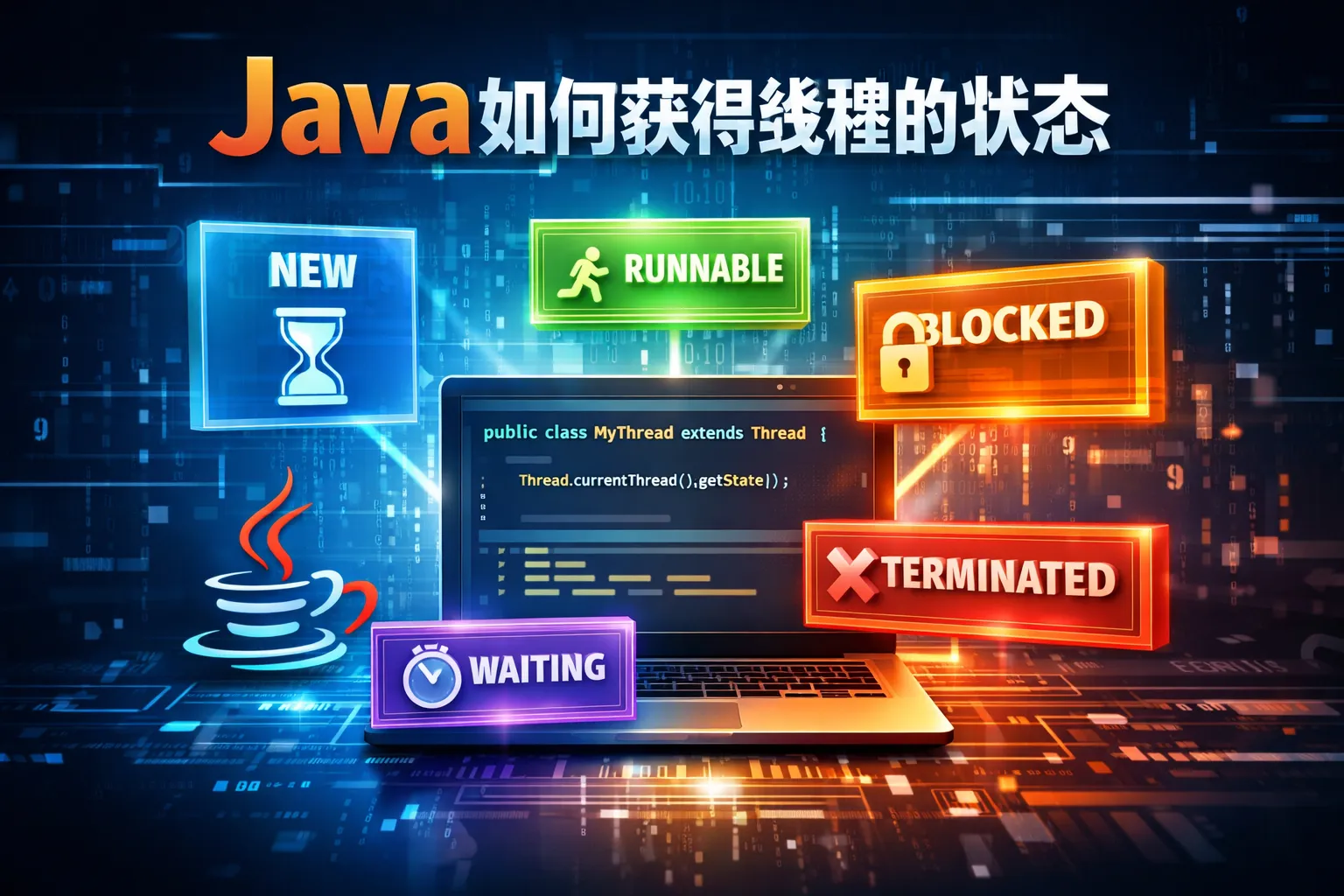 java如何获得线程的状态