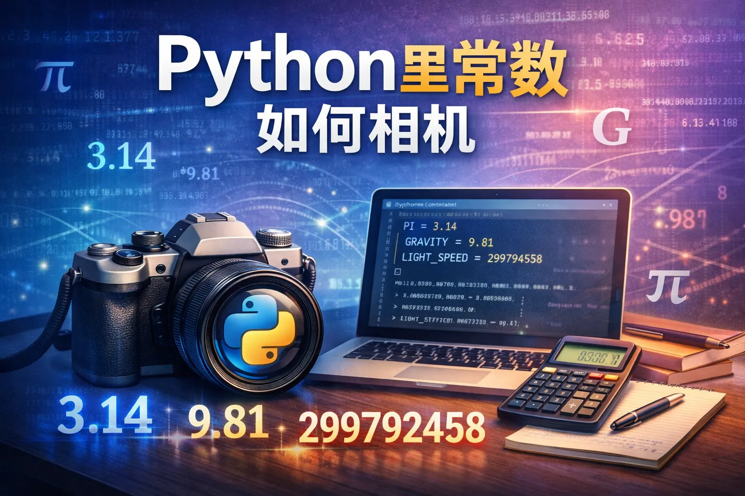 python里常数如何相机