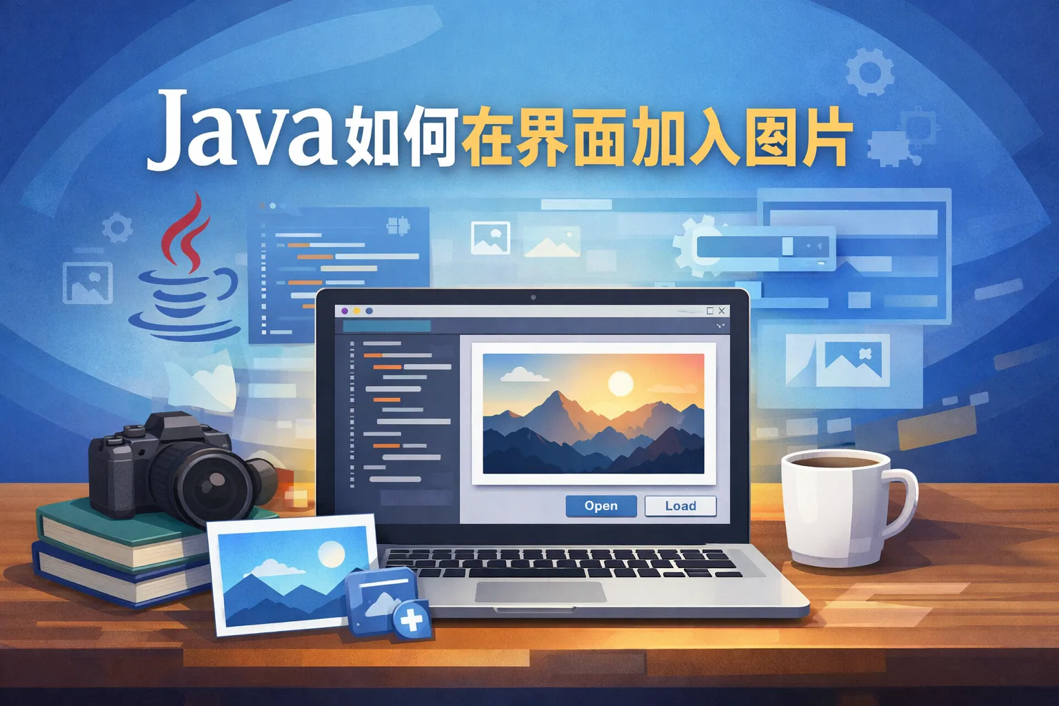 java如何在界面加入图片