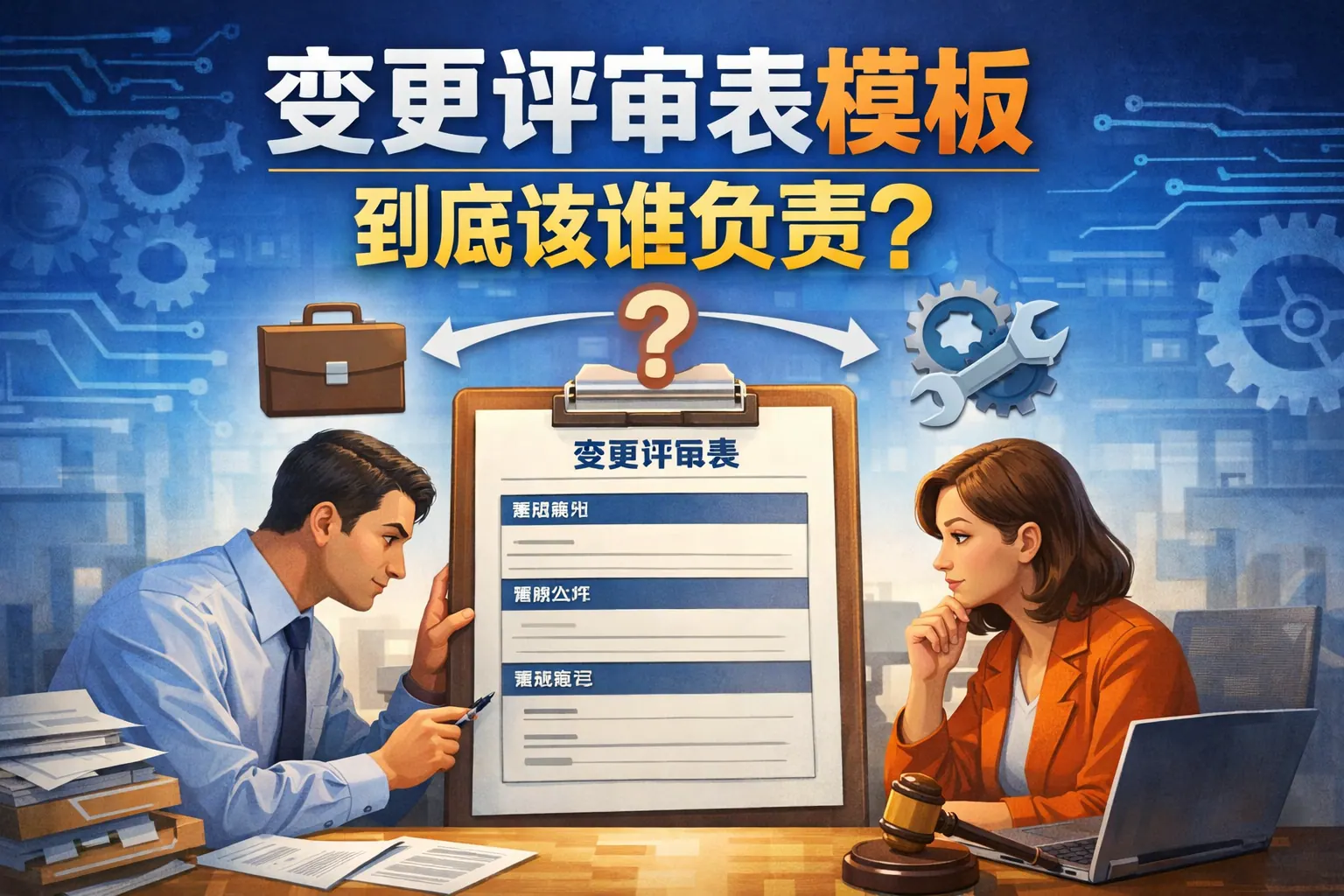 变更评审表模板到底该谁负责?