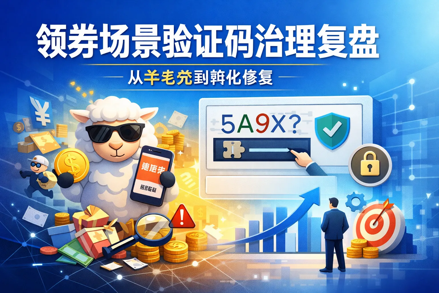 领券场景验证码治理复盘:从羊毛党到转化修复