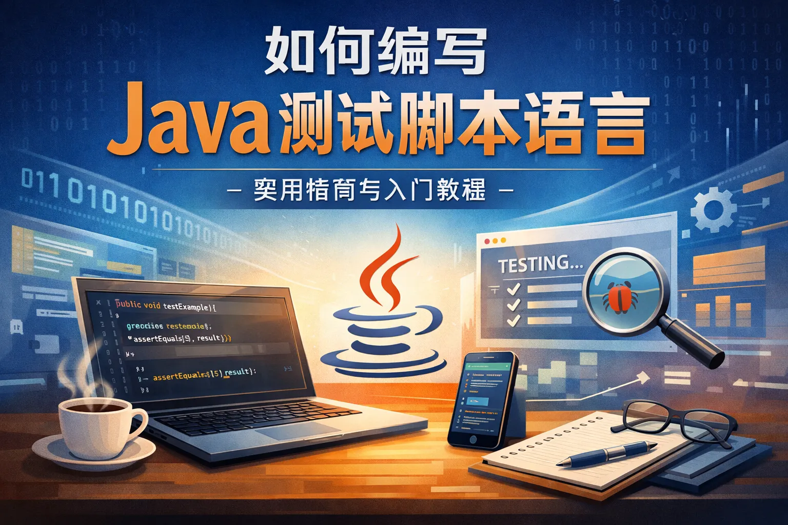 如何编写java测试脚本语言