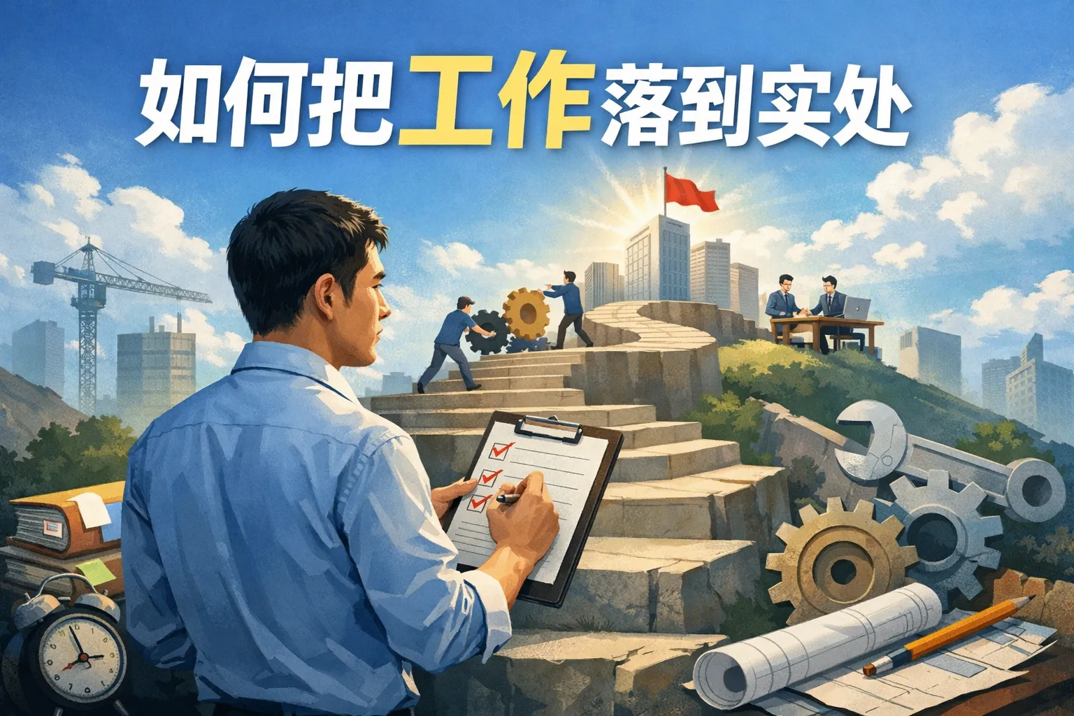 如何把工作落到实处