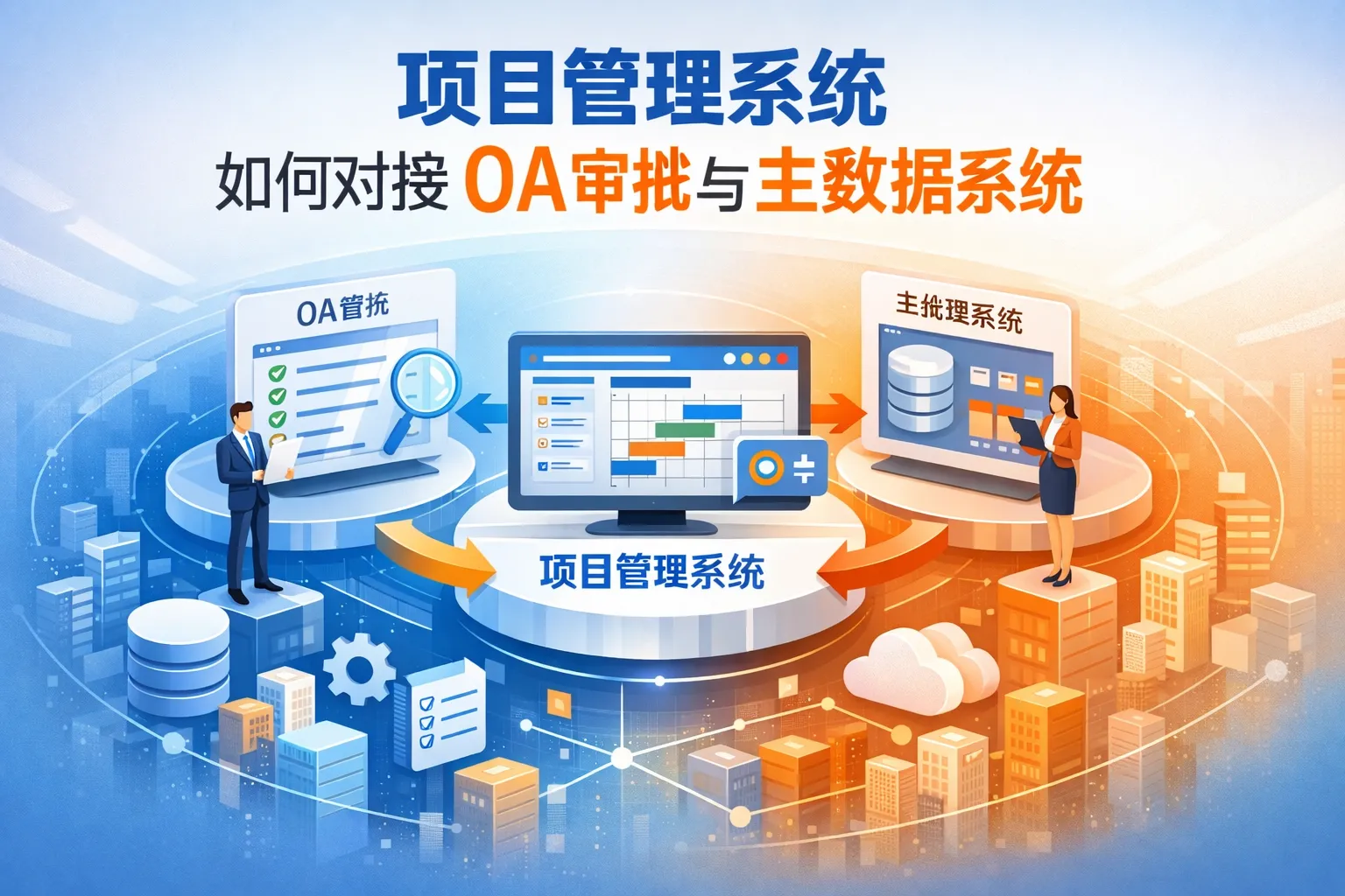 项目管理系统如何对接 OA 审批与主数据系统
