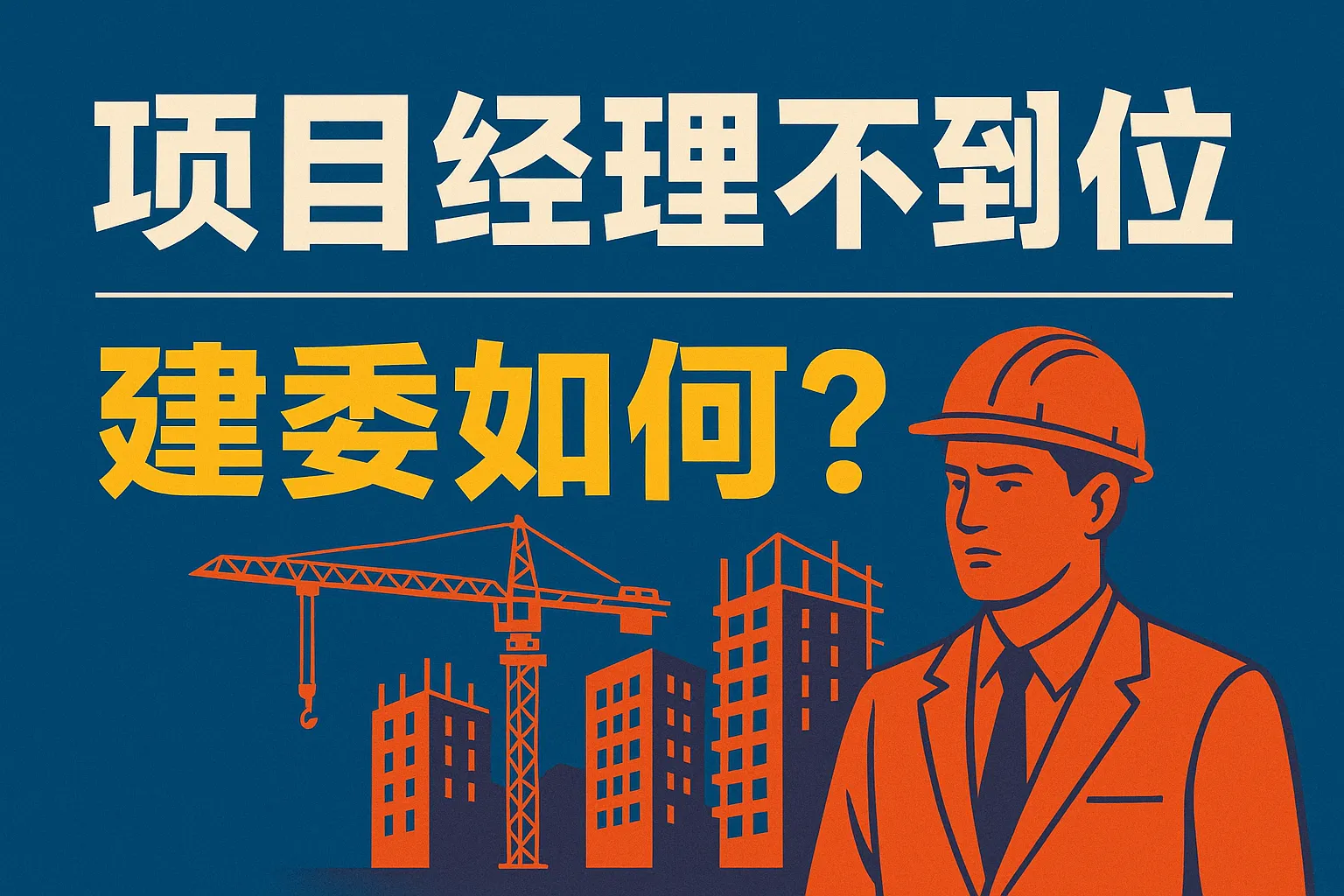 项目经理不到位建委如何