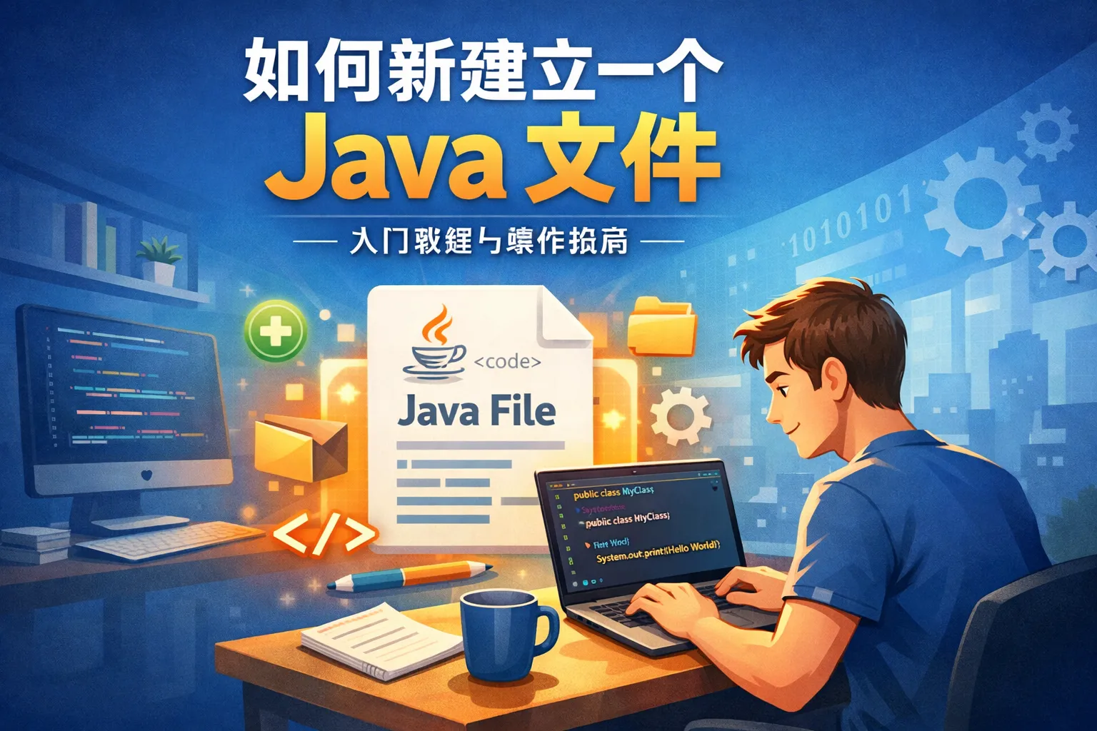 如何新建立一个Java文件