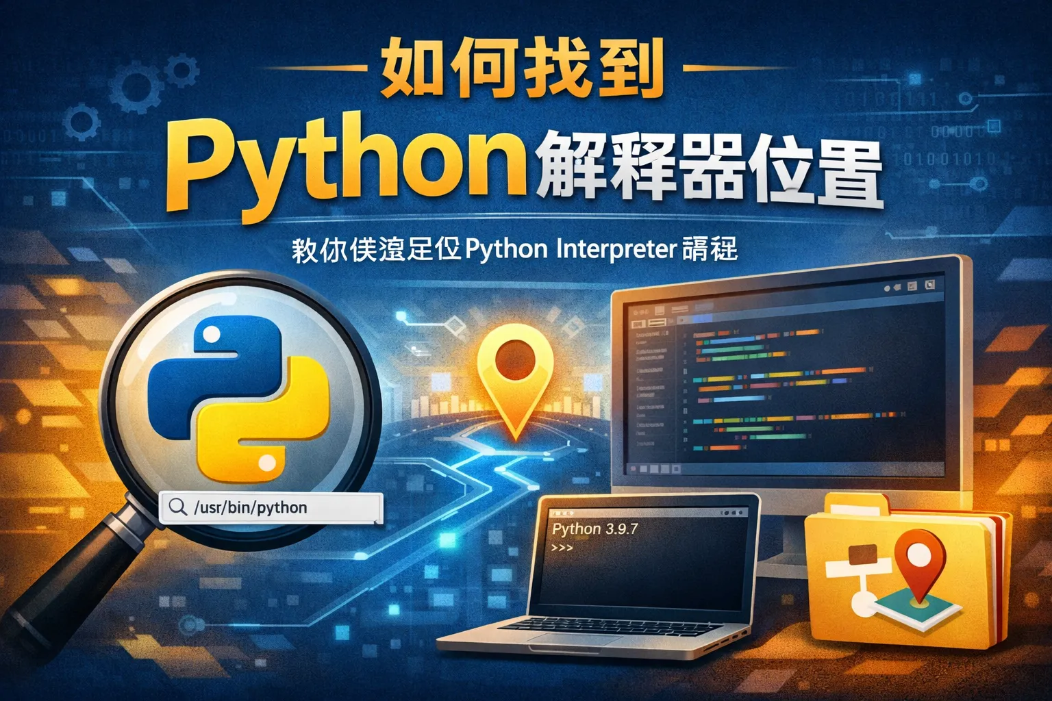 如何找到python解释器位置
