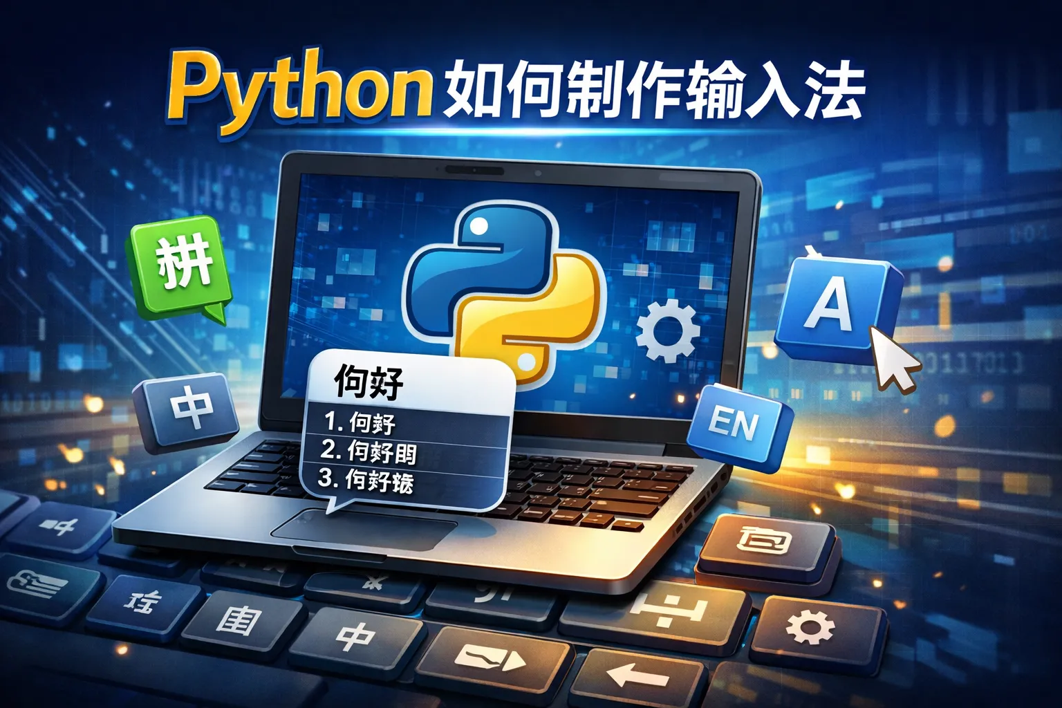 python如何制作输入法