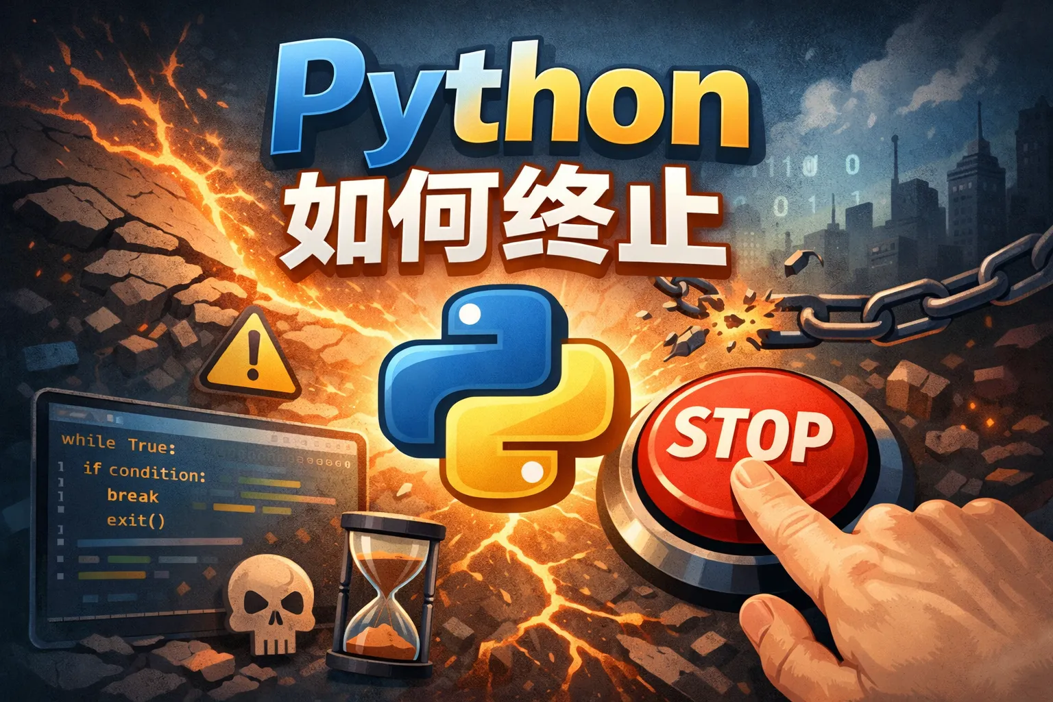 python 如何终止