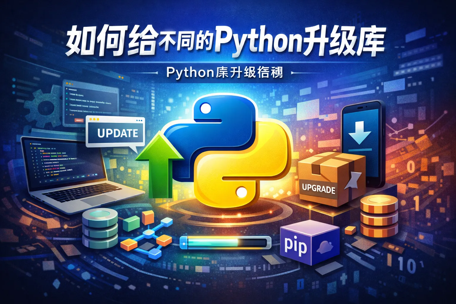 如何给不同的python升级库