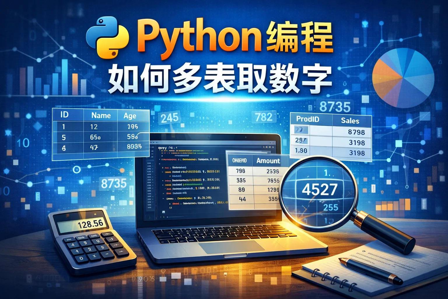python编程如何多表取数字