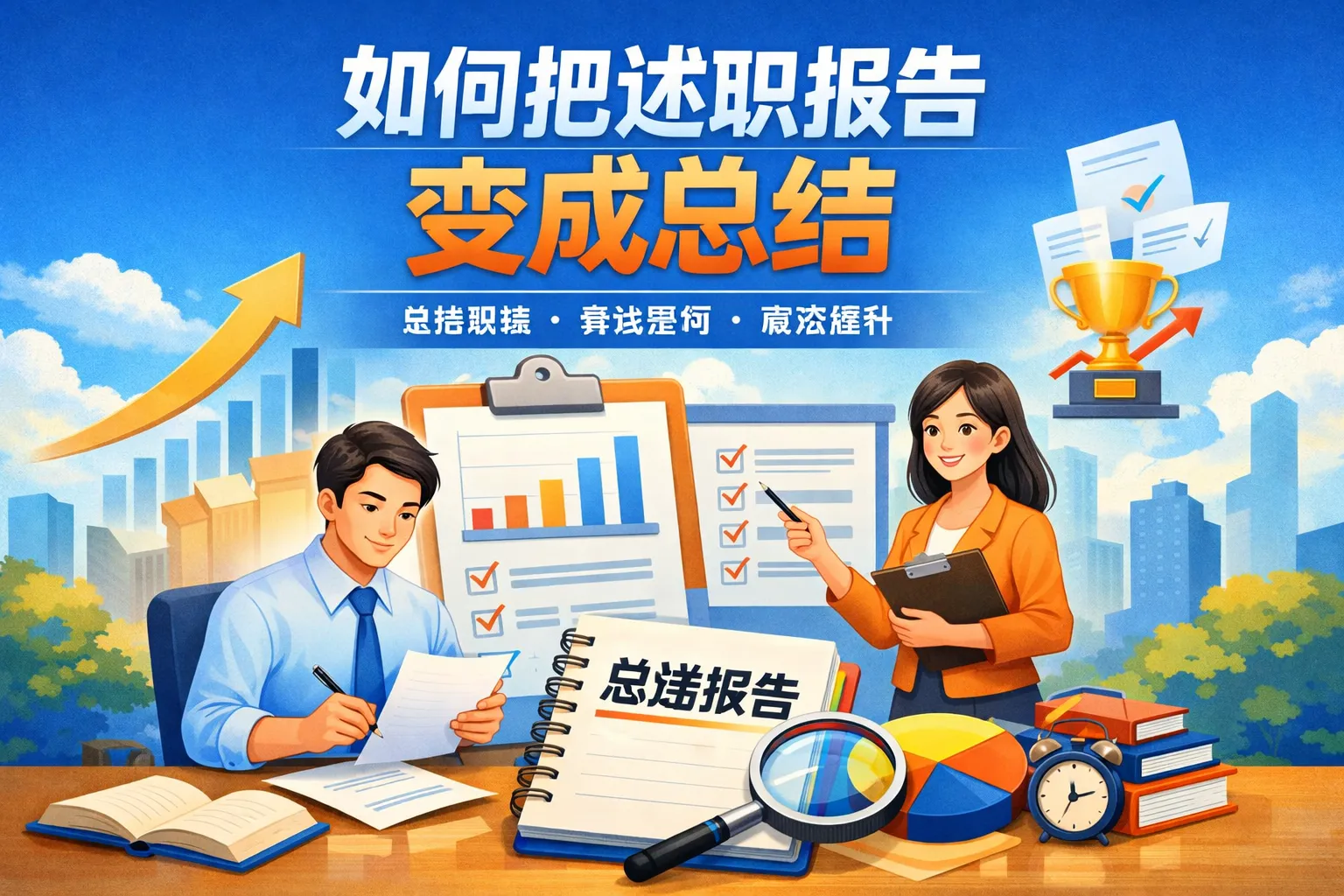 如何把述职报告变成总结