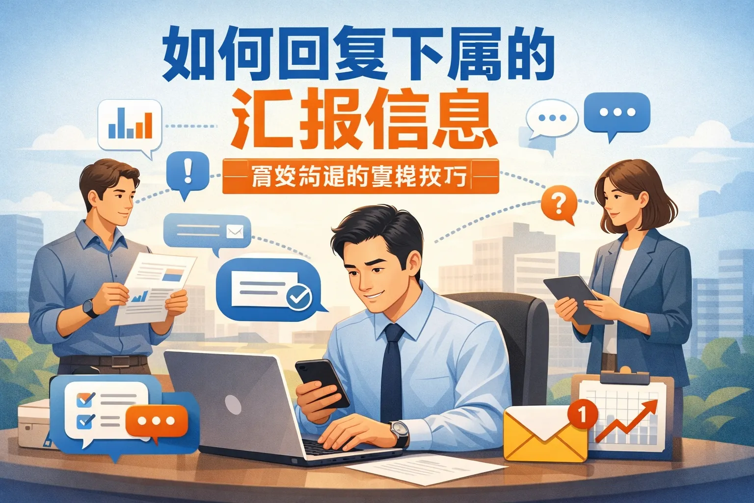 如何回复下属的汇报信息