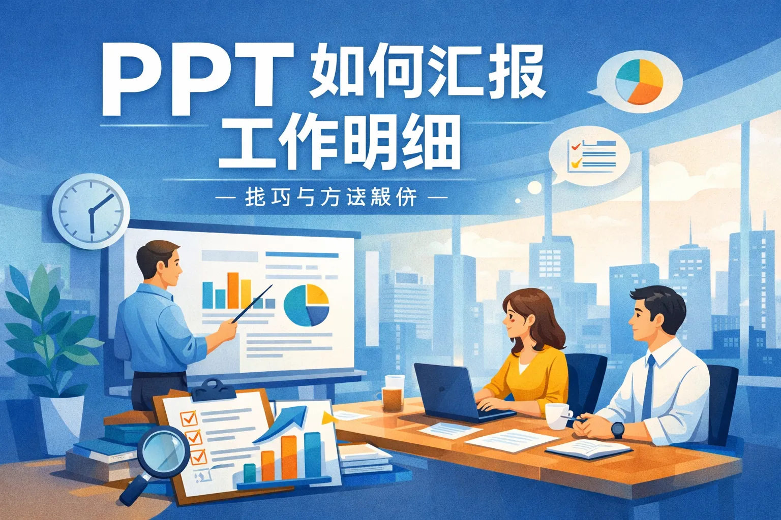 ppt如何汇报工作明细