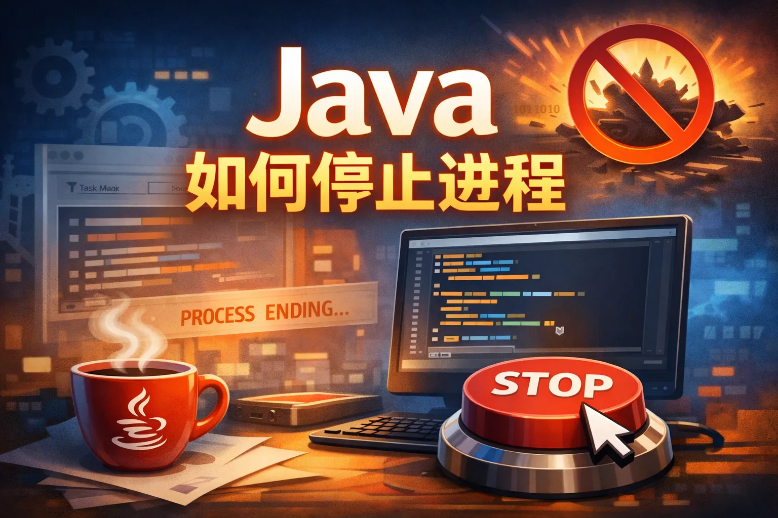 java 如何停止进程