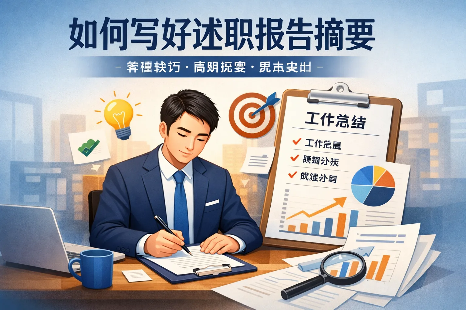 如何写好述职报告摘要