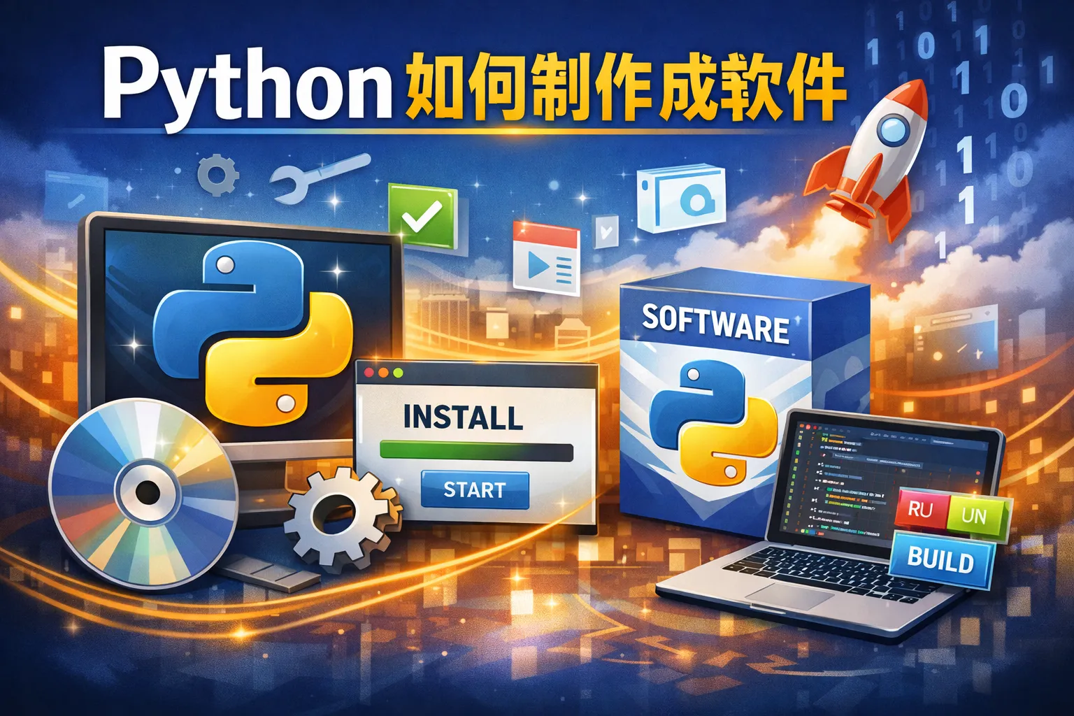 python如何制作成软件