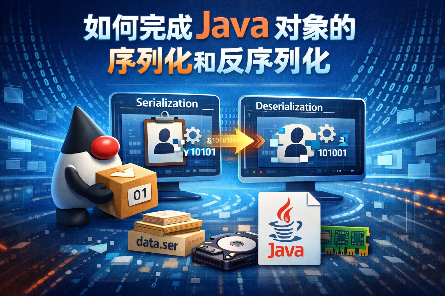 如何完成java对象的序列化和反序列化