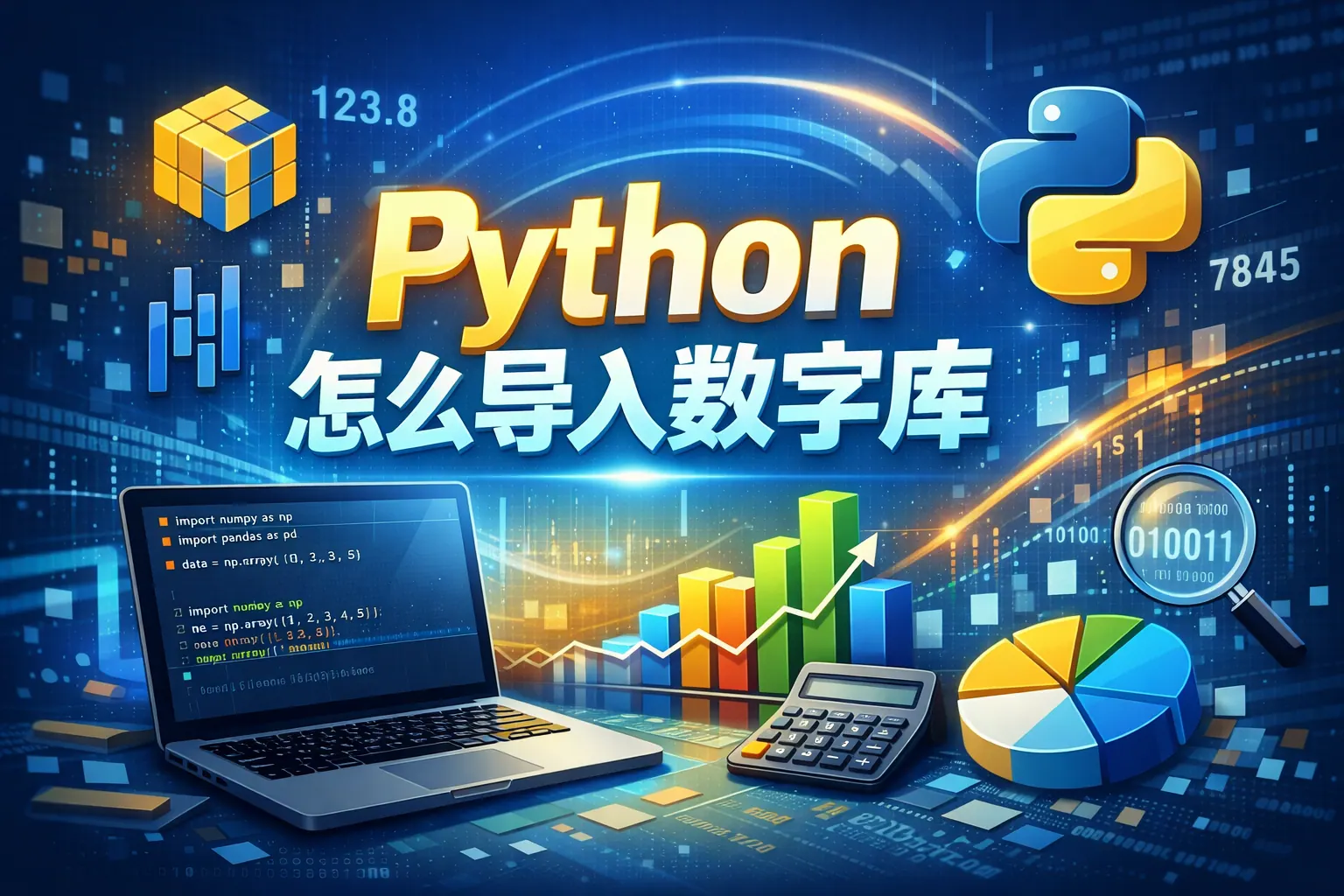 python怎么导入数字库