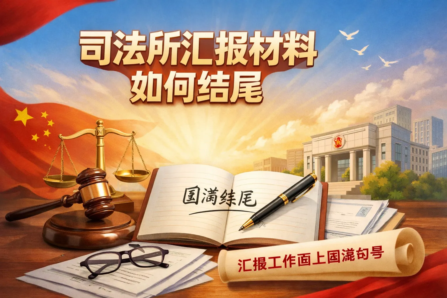 司法所汇报材料如何结尾