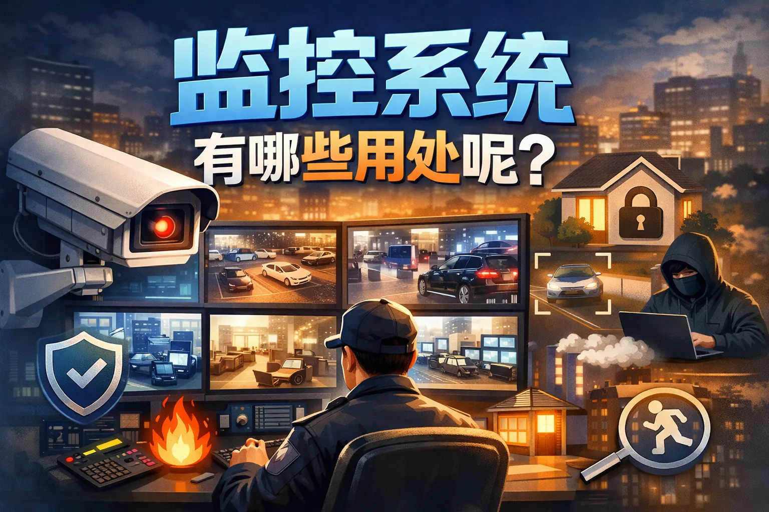 监控系统有哪些用处呢