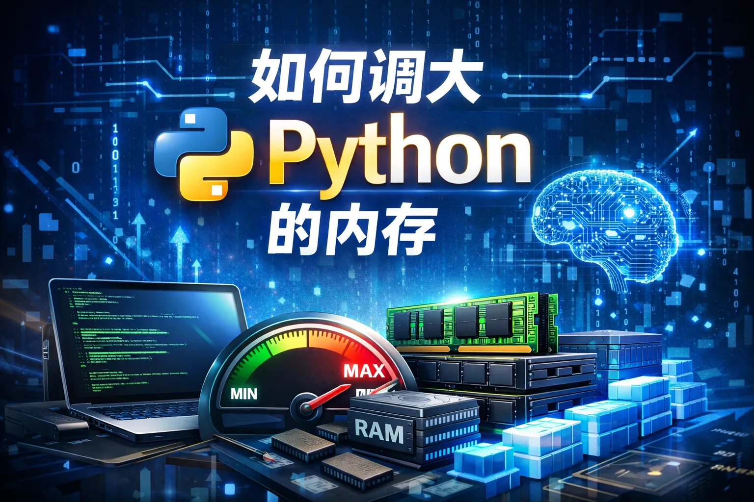如何调大python的内存