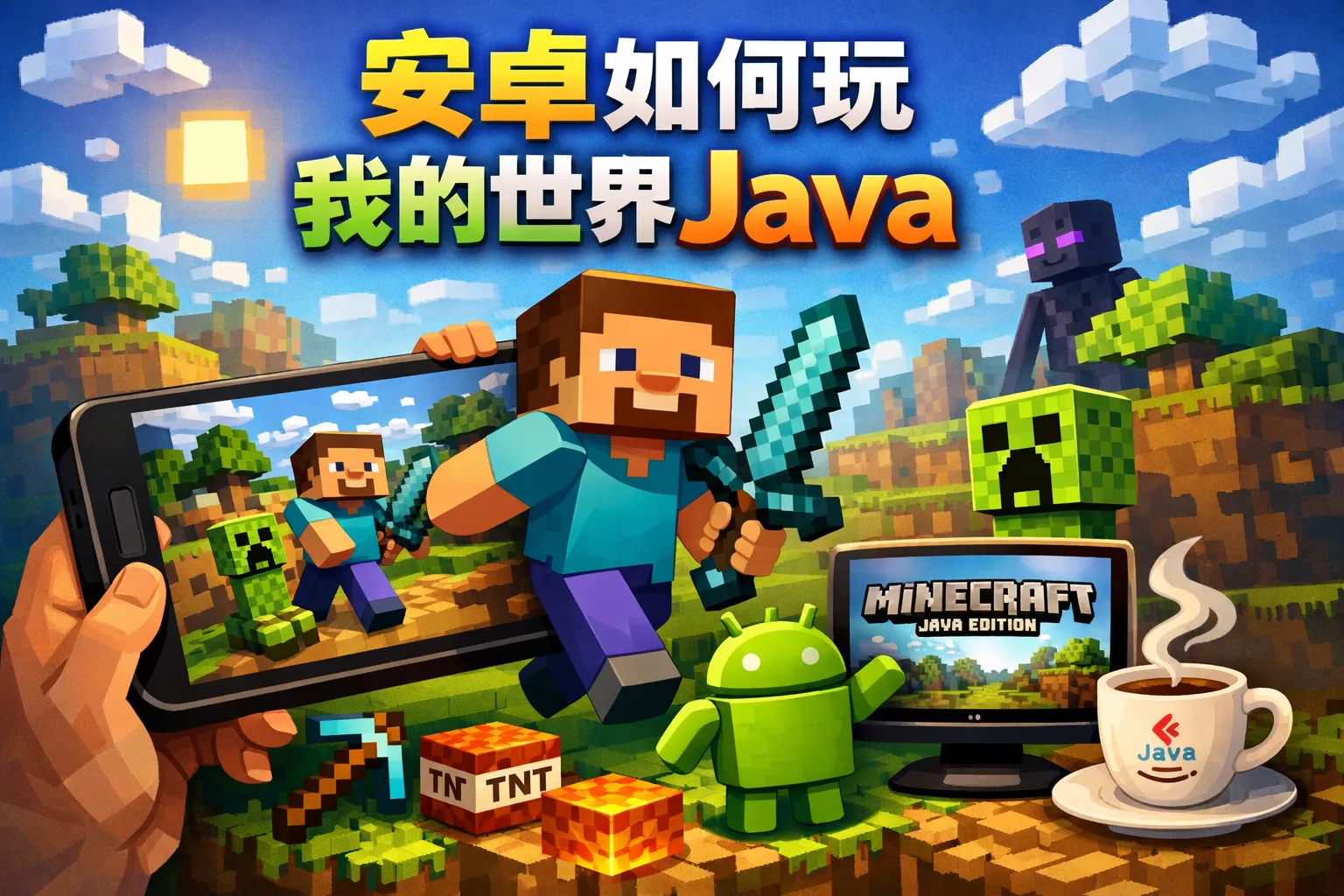 安卓如何玩我的世界java