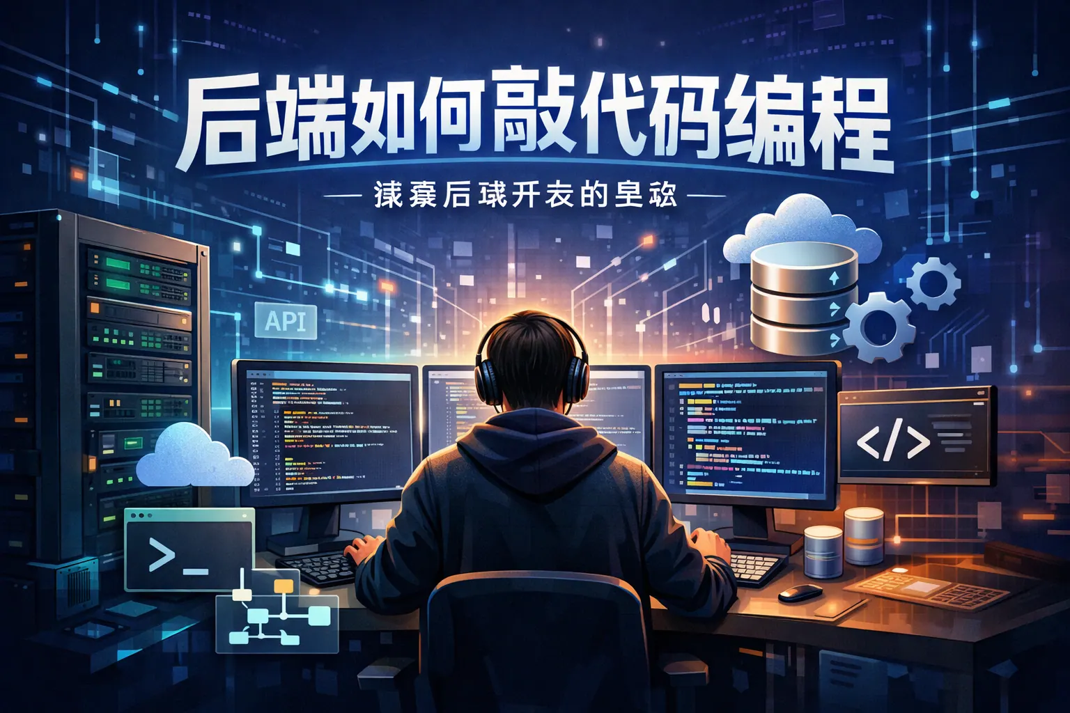 后端如何敲代码编程