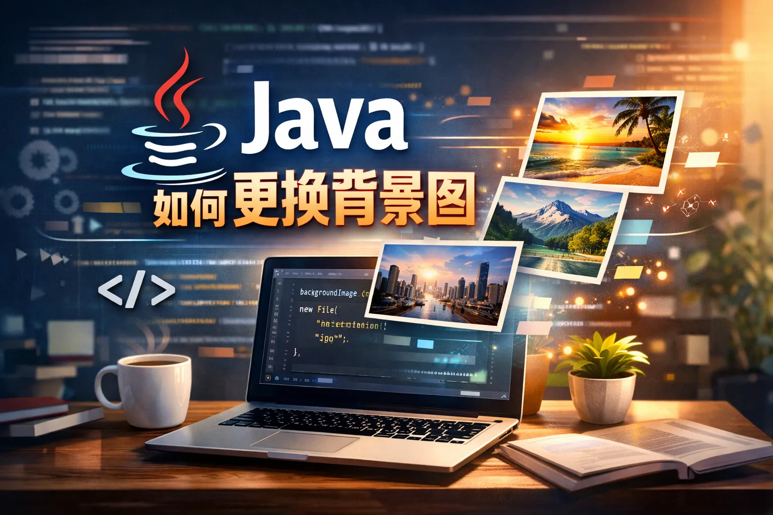java如何更换背景图