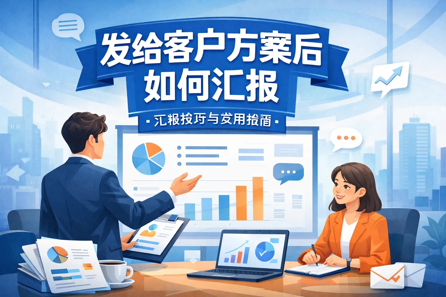 发给客户方案后如何汇报