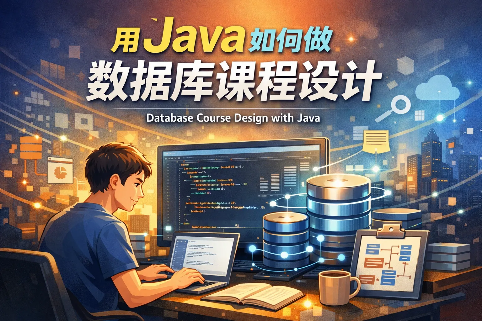 用java如何做数据库课程设计