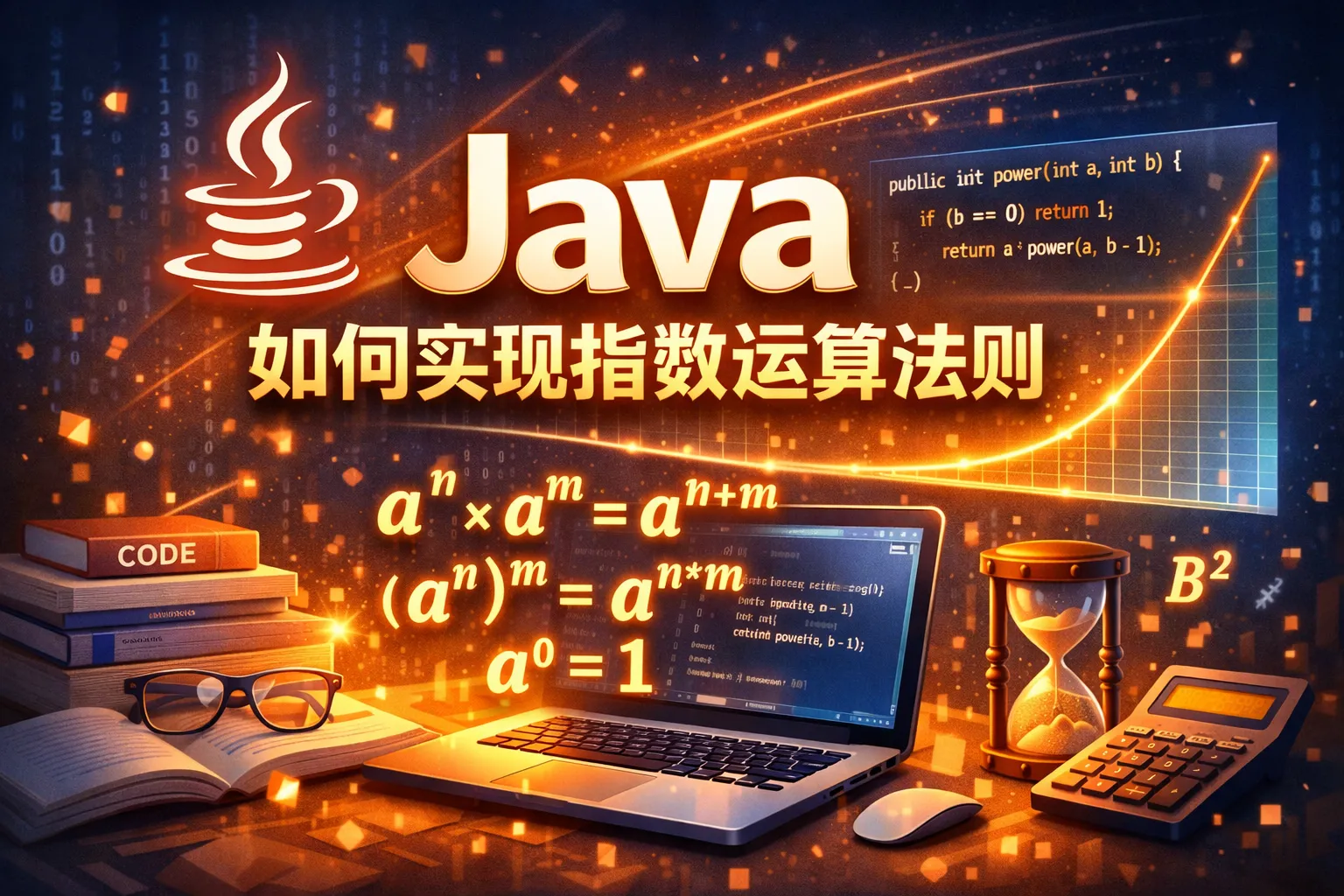 java如何实现指数运算法则