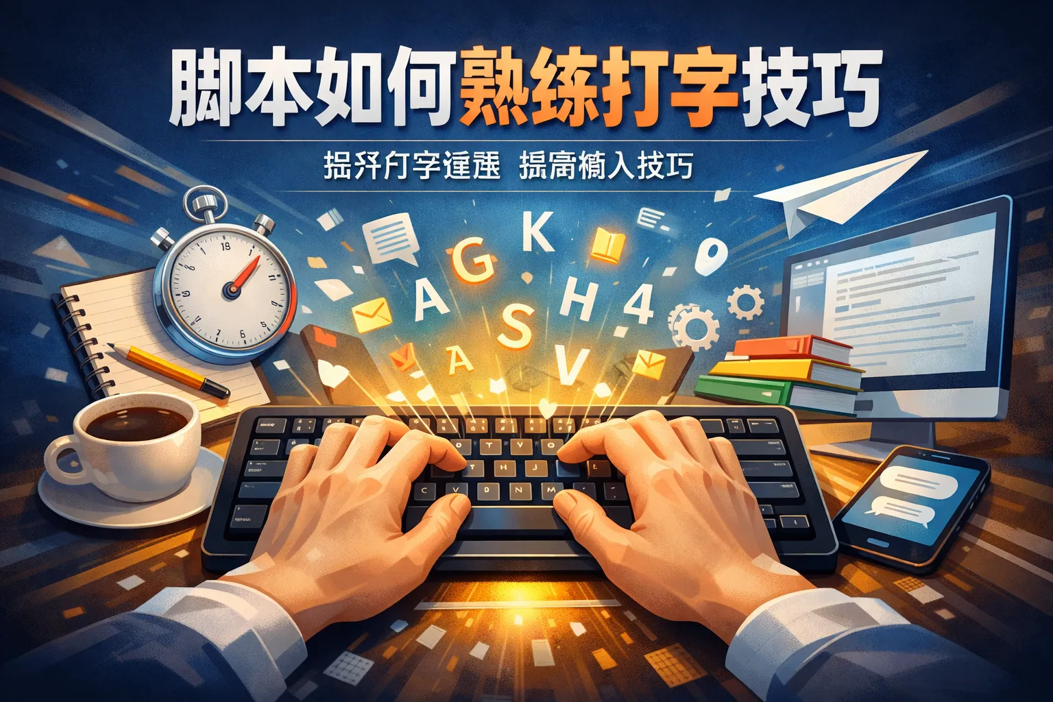 脚本如何熟练打字技巧