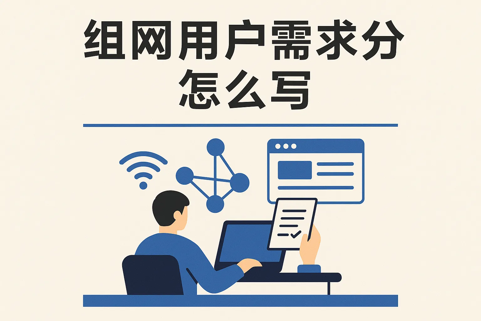 组网用户需求分析怎么写