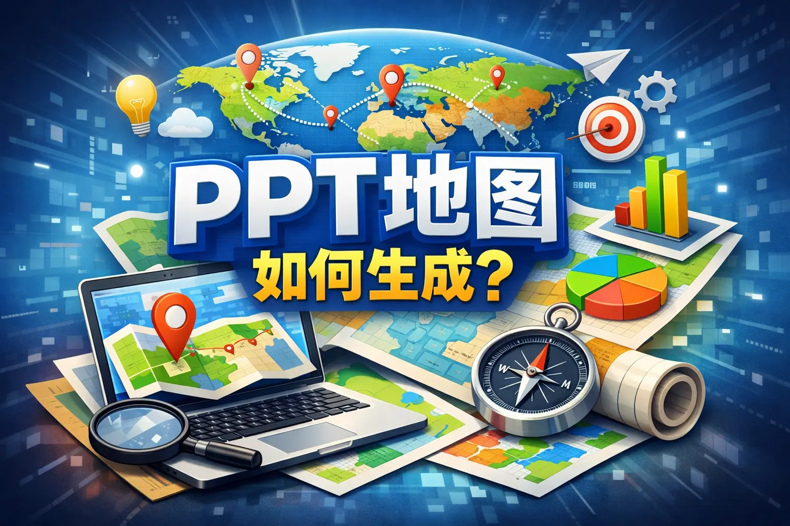 ppt地图如何生成