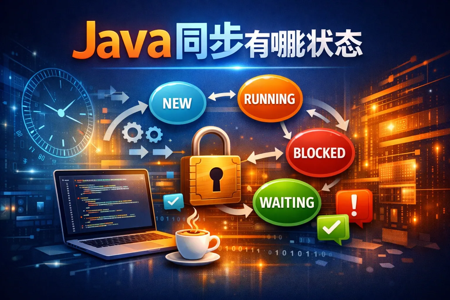 java同步有哪些状态