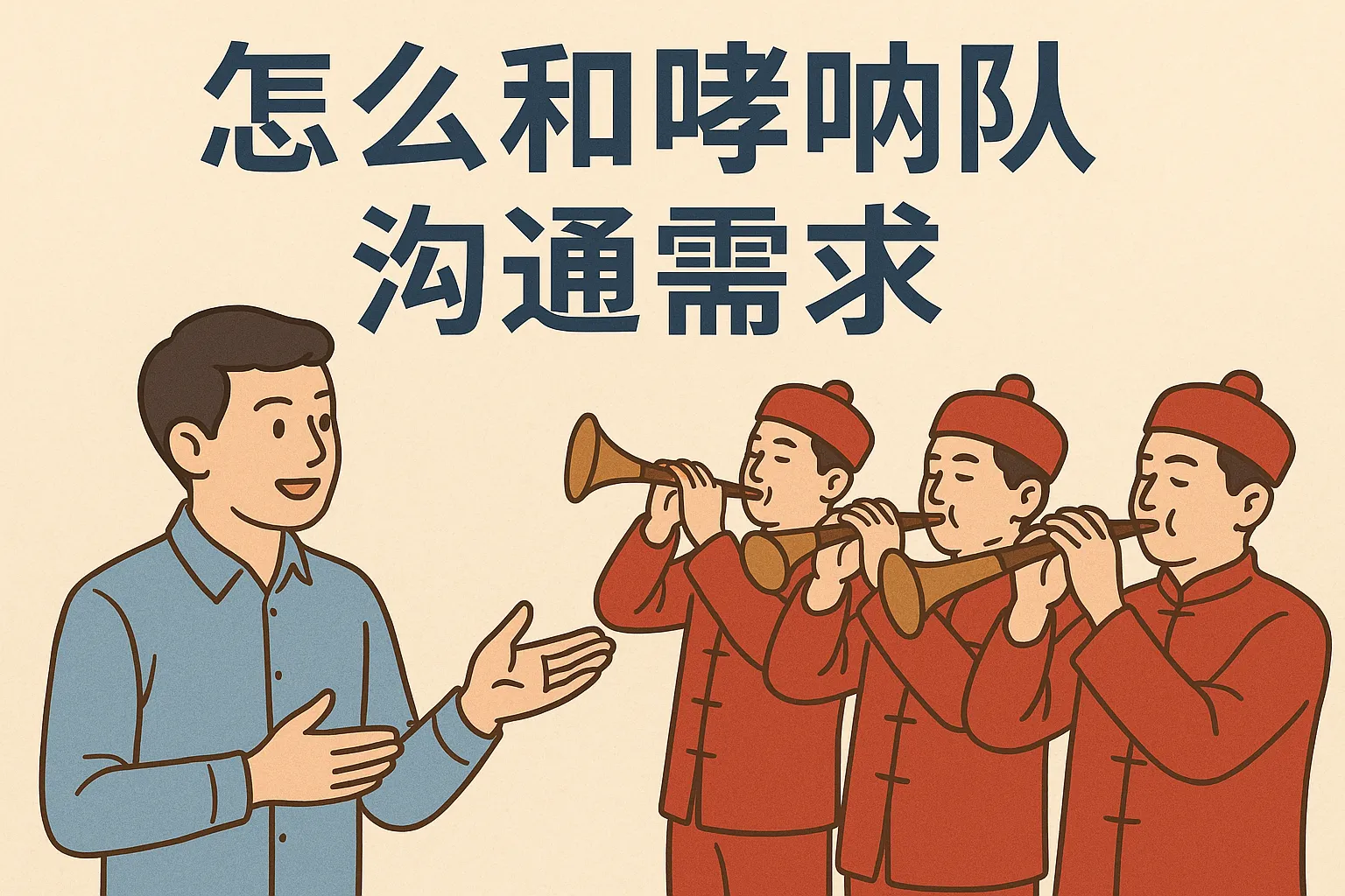 怎么和唢呐队沟通需求