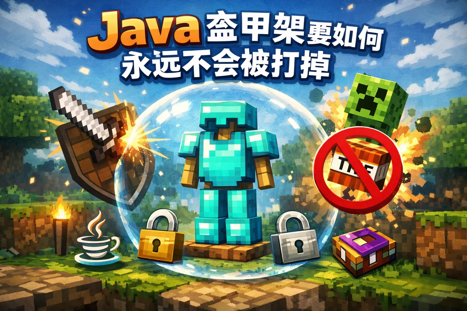 java盔甲架要如何永远不会被打掉