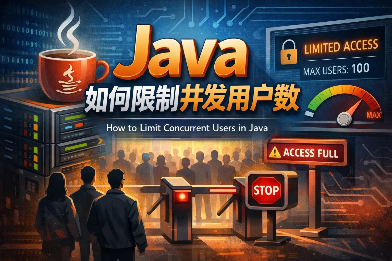 java如何限制并发用户数