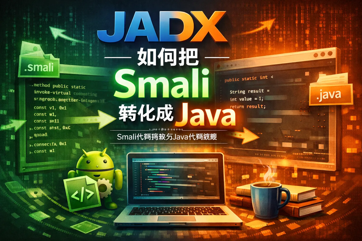 jadx如何把smali转化成java