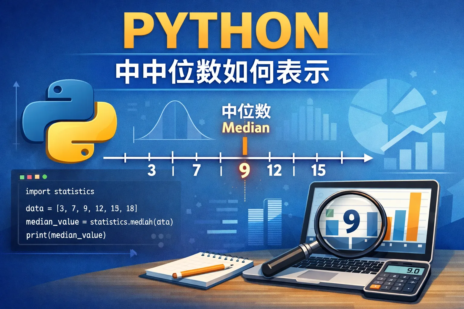 python中中位数如何表示