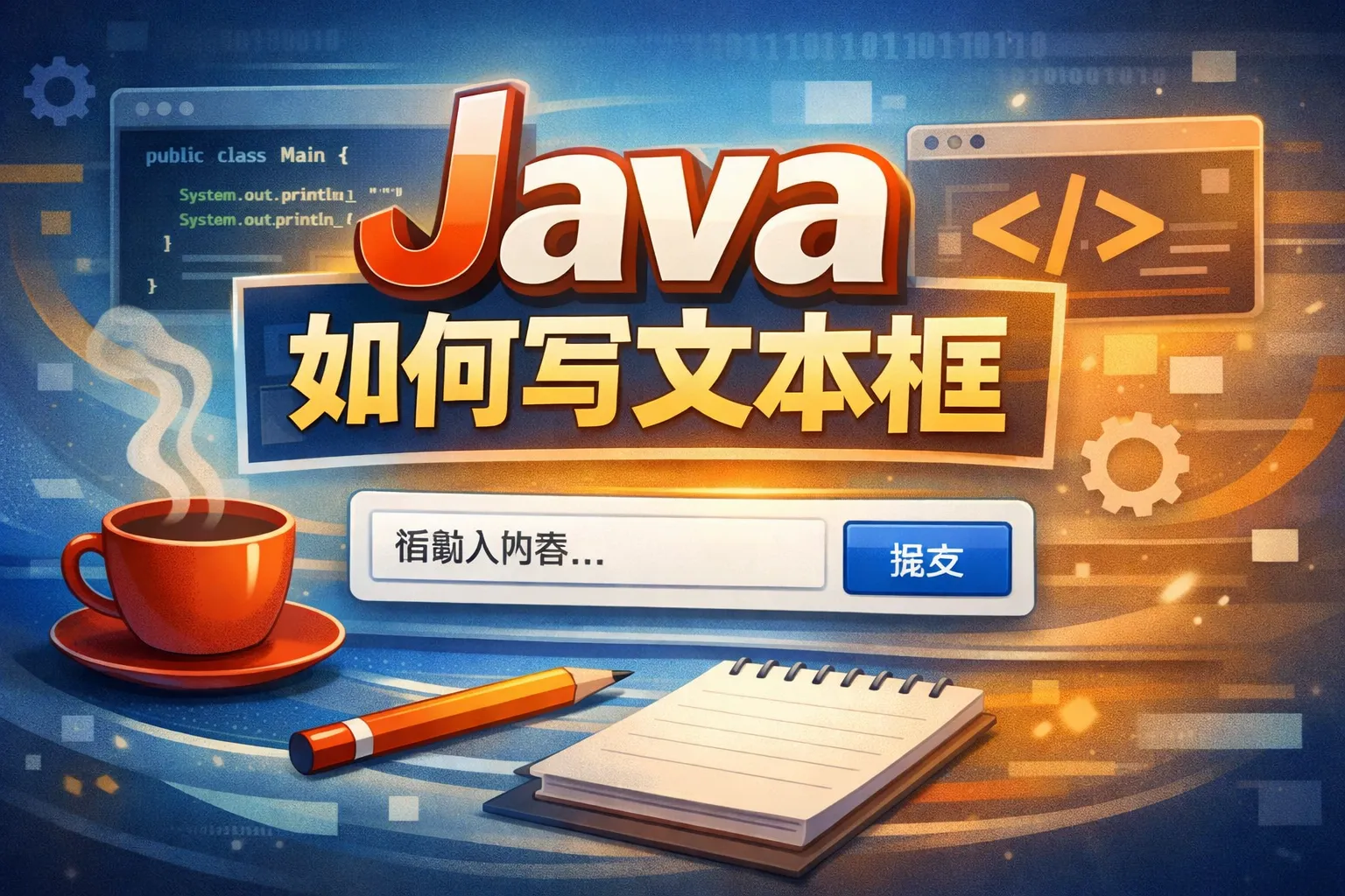 java 如何写文本框
