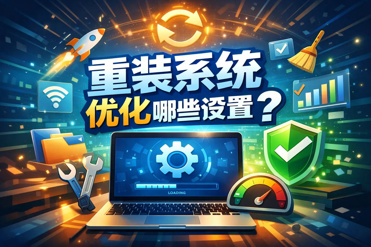 重装系统优化哪些设置