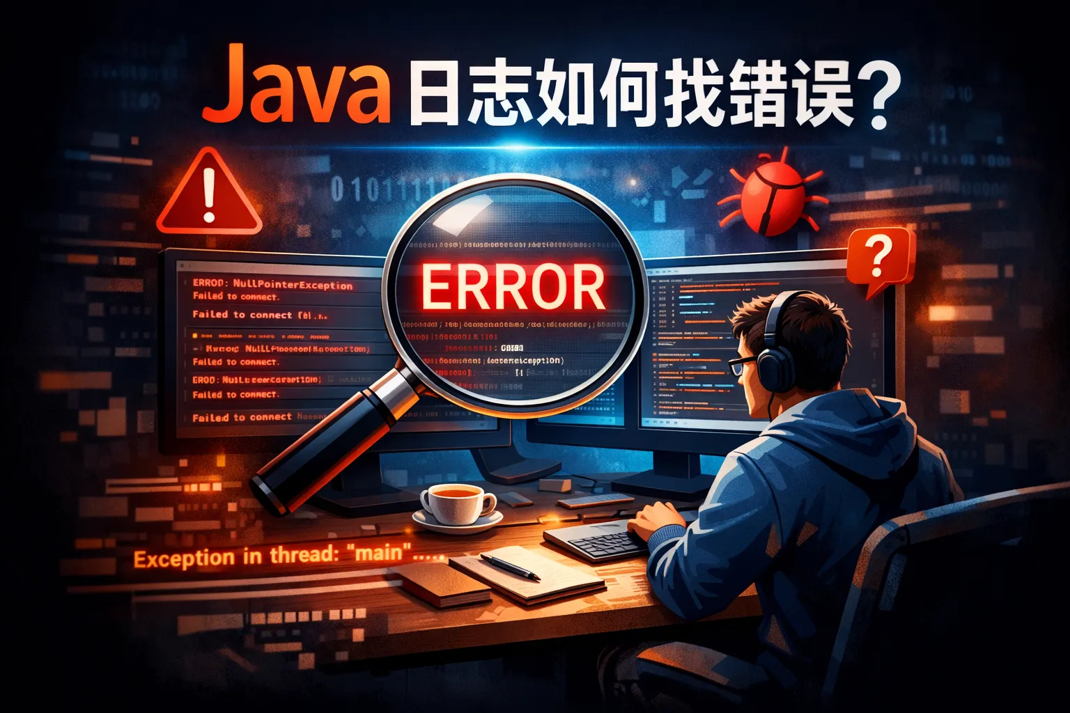java日志如何找错误