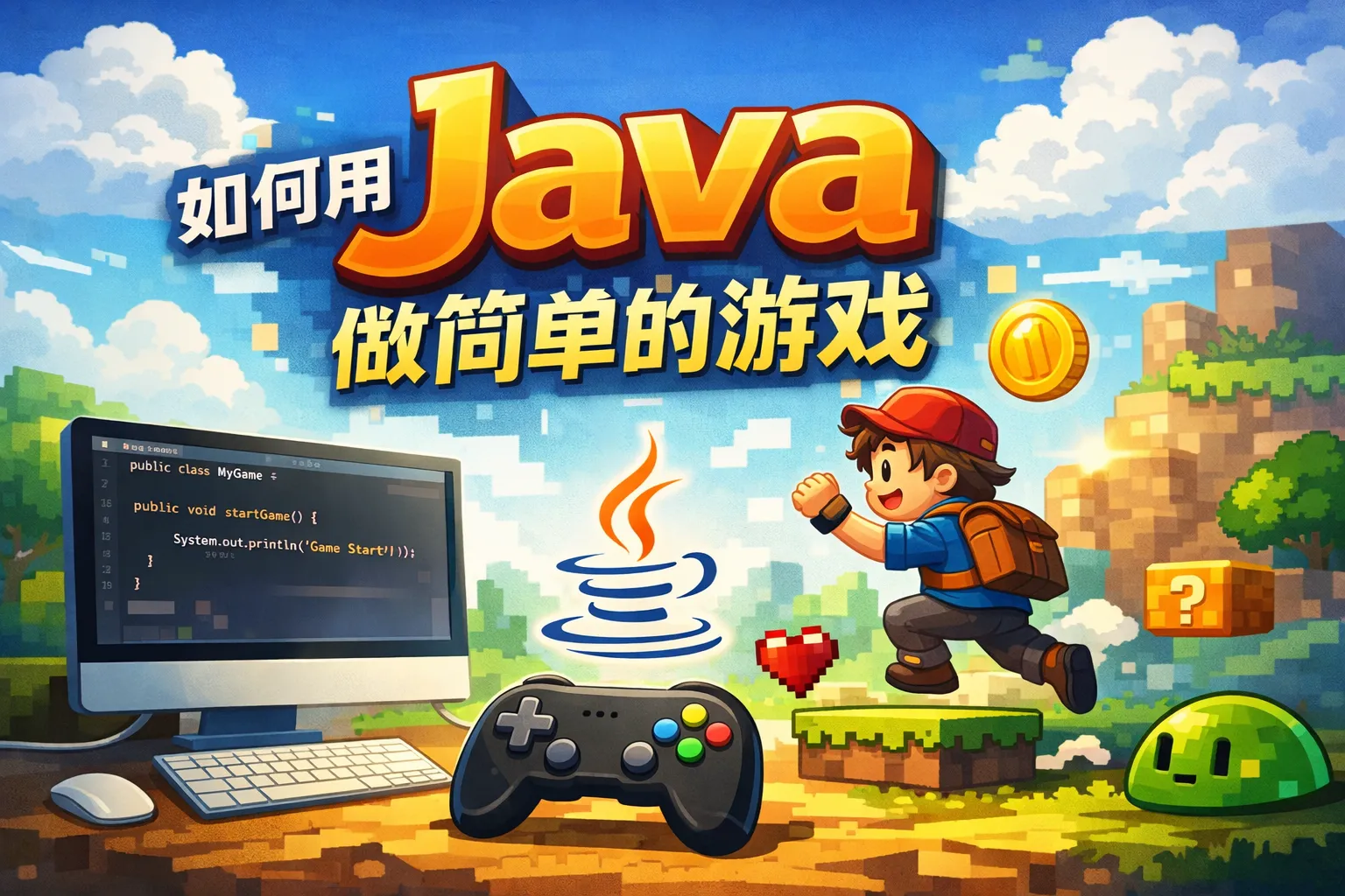 如何用java做简单的游戏