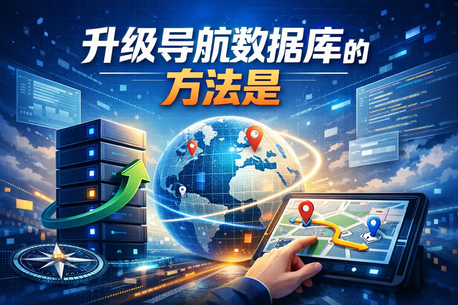 升级导航数据库的方法是